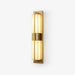 Rectangular Alabaster Brass Wall Sconce - Simprolos