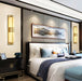 Rectangular Alabaster Brass Wall Sconce - Simprolos