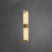 Rectangular Alabaster Brass Wall Sconce - Simprolos