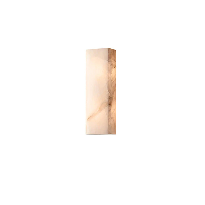 Rectangular Alabaster Wall Sconce - Simprolos