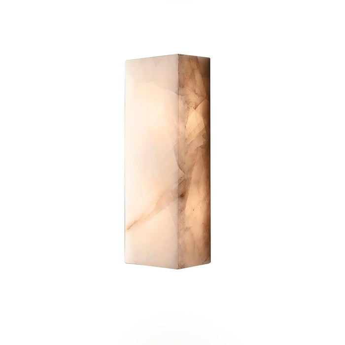 Rectangular Alabaster Wall Sconce - Simprolos