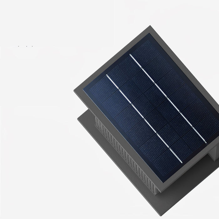 Rectangular Box Solar Outdoor Wall Lamp - Simprolos