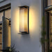 Rectangular Box Solar Outdoor Wall Lamp - Simprolos