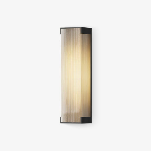 Rectangular Solar Outdoor Wall Light - Simprolos