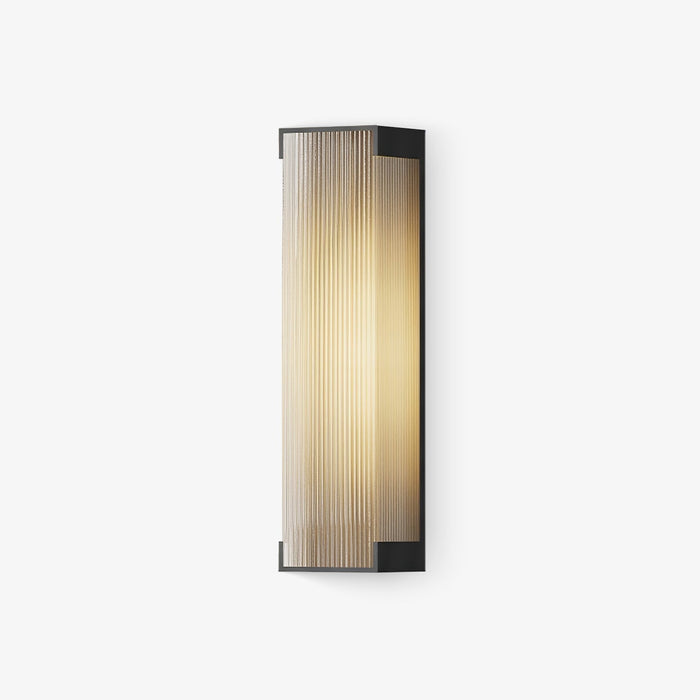 Rectangular Solar Outdoor Wall Light - Simprolos