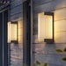 Rectangular Solar Outdoor Wall Light - Simprolos