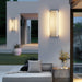 Rectangular Solar Outdoor Wall Light - Simprolos