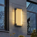 Rectangular Solar Outdoor Wall Light - Simprolos