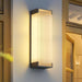 Rectangular Solar Outdoor Wall Light - Simprolos