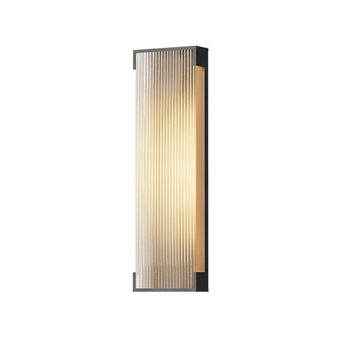 Rectangular Solar Outdoor Wall Light - Simprolos
