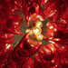 Red Glass Petals Chandelier - Simprolos