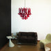 Red Glass Petals Chandelier - Simprolos