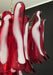 Red Glass Petals Chandelier - Simprolos