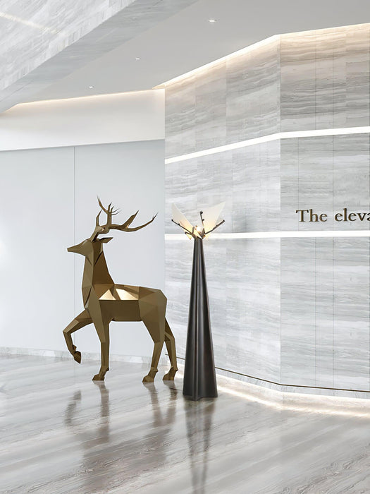 Religieuse Alabaster Floor Lamp - Simprolos