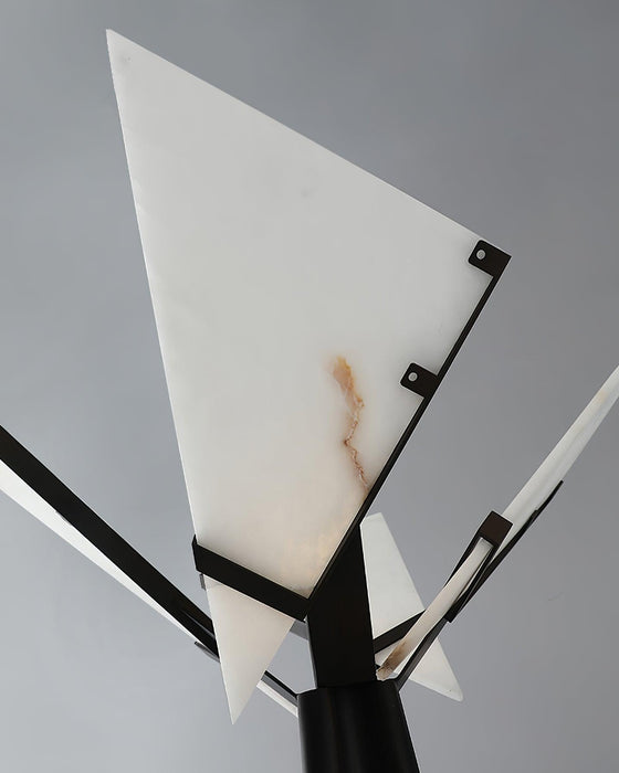 Religieuse Alabaster Floor Lamp - Simprolos