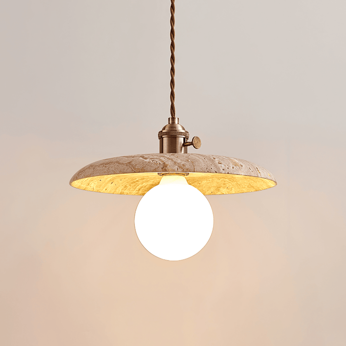 Renzo Travertine Pendant Light - Simprolos