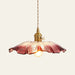 Retro Flower Shape Glass Pendant Light For Dining Room - Simprolos
