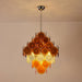 Retro Glass Disc Chandelier - Simprolos