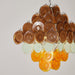 Retro Glass Disc Chandelier - Simprolos