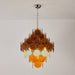 Retro Glass Disc Chandelier - Simprolos