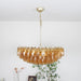 Rhombus Amber Glass Chandelier - Simprolos
