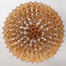 Rhombus Amber Glass Chandelier - Simprolos