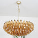 Rhombus Amber Glass Chandelier - Simprolos