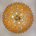 Rhombus Amber Glass Chandelier - Simprolos