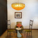 Rhombus Amber Glass Chandelier - Simprolos
