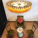 Rhombus Amber Glass Chandelier - Simprolos