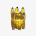 Rhombus Amber Glass Wall Lamp - Simprolos