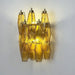 Rhombus Amber Glass Wall Lamp - Simprolos