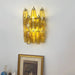 Rhombus Amber Glass Wall Lamp - Simprolos