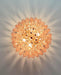 Rhombus Pink Glass Ceiling Lamp - Simprolos