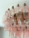 Rhombus Pink Glass Ceiling Lamp - Simprolos