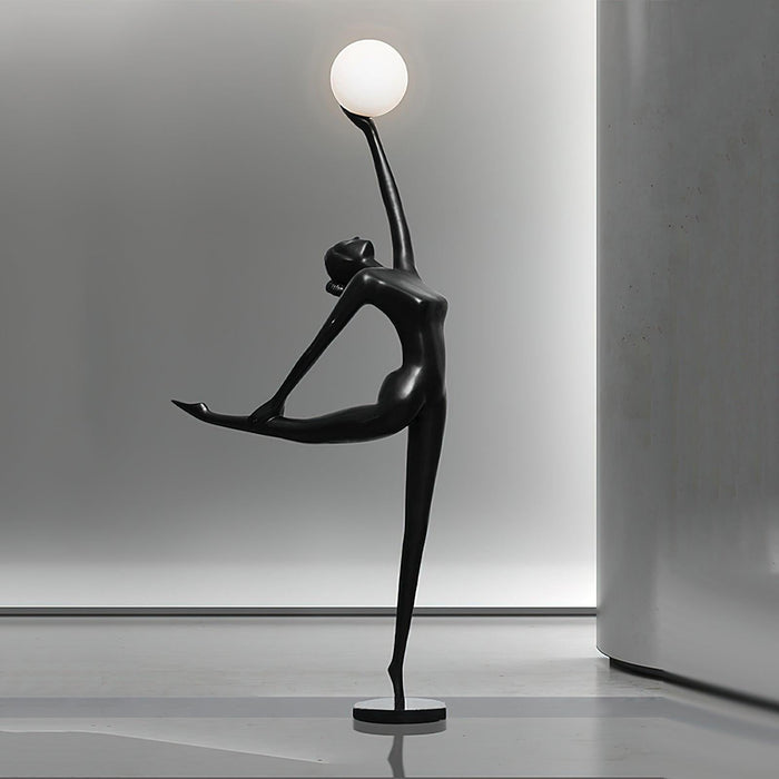 Rhythmic Gymnast Floor Lamp for Elegant Interiors - Simprolos
