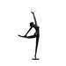 Rhythmic Gymnast Floor Lamp for Elegant Interiors - Simprolos