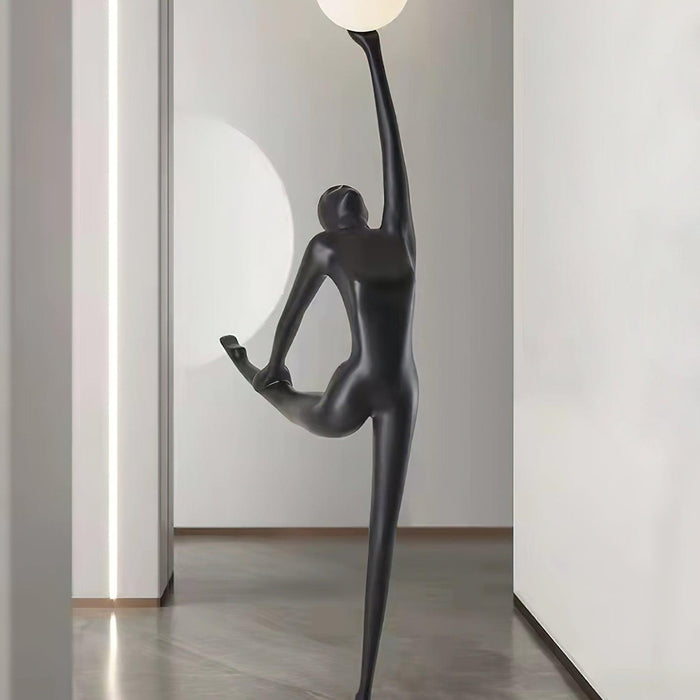 Rhythmic Gymnast Floor Lamp for Elegant Interiors - Simprolos
