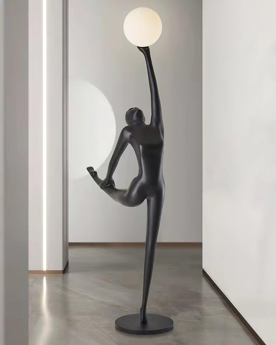 Rhythmic Gymnast Floor Lamp for Elegant Interiors - Simprolos
