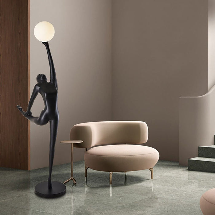 Rhythmic Gymnast Floor Lamp for Elegant Interiors - Simprolos