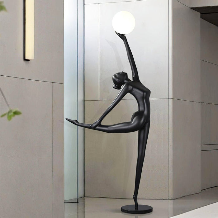 Rhythmic Gymnast Floor Lamp for Elegant Interiors - Simprolos