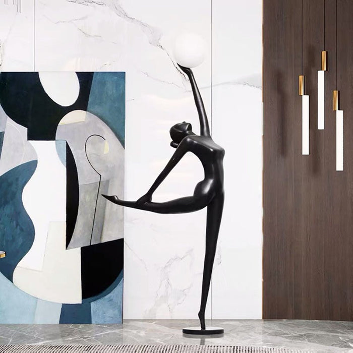Rhythmic Gymnast Floor Lamp for Elegant Interiors - Simprolos