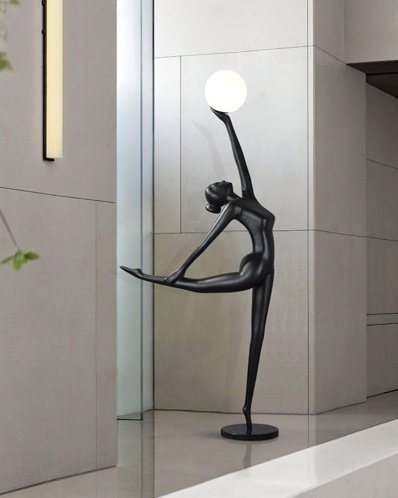 Rhythmic Gymnast Floor Lamp for Elegant Interiors - Simprolos