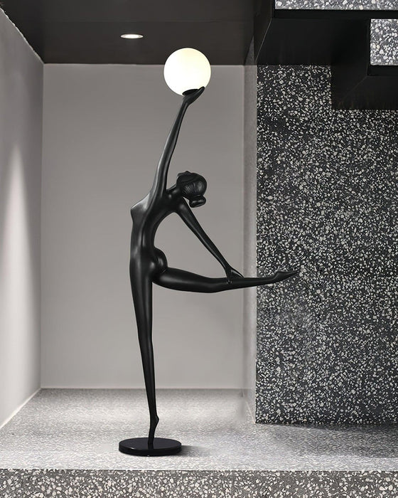 Rhythmic Gymnast Floor Lamp for Elegant Interiors - Simprolos