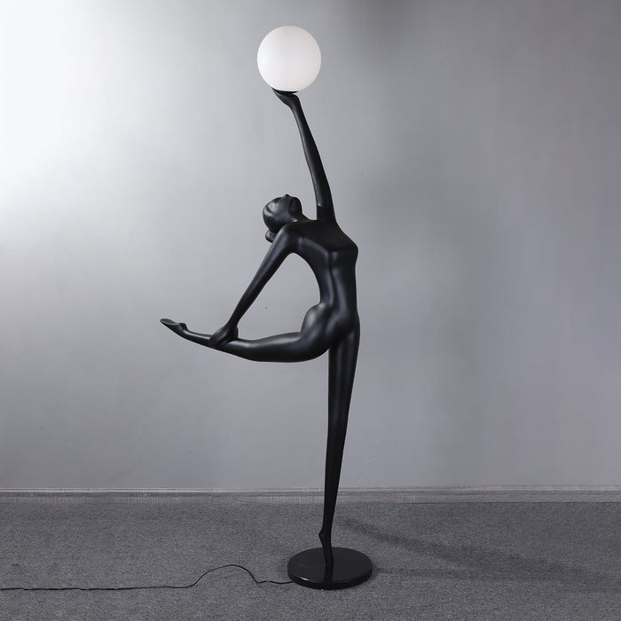 Rhythmic Gymnast Floor Lamp for Elegant Interiors - Simprolos