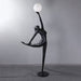 Rhythmic Gymnast Floor Lamp for Elegant Interiors - Simprolos