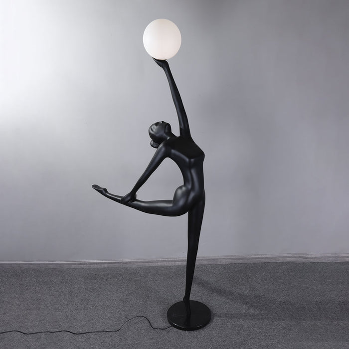 Rhythmic Gymnast Floor Lamp for Elegant Interiors - Simprolos
