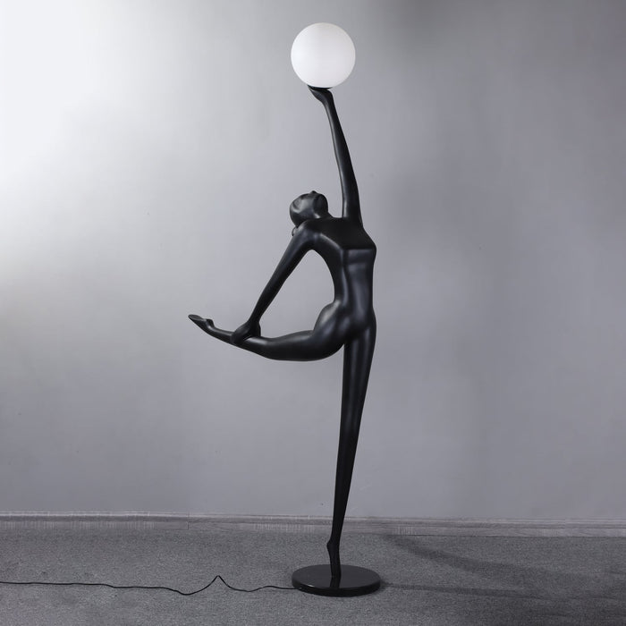 Rhythmic Gymnast Floor Lamp for Elegant Interiors - Simprolos