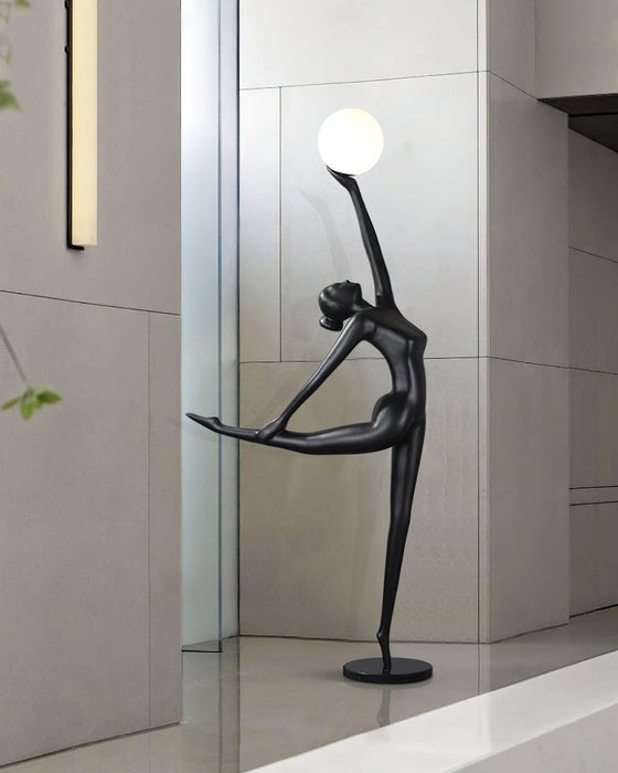 Rhythmic Gymnast Floor Lamp for Elegant Interiors - Simprolos