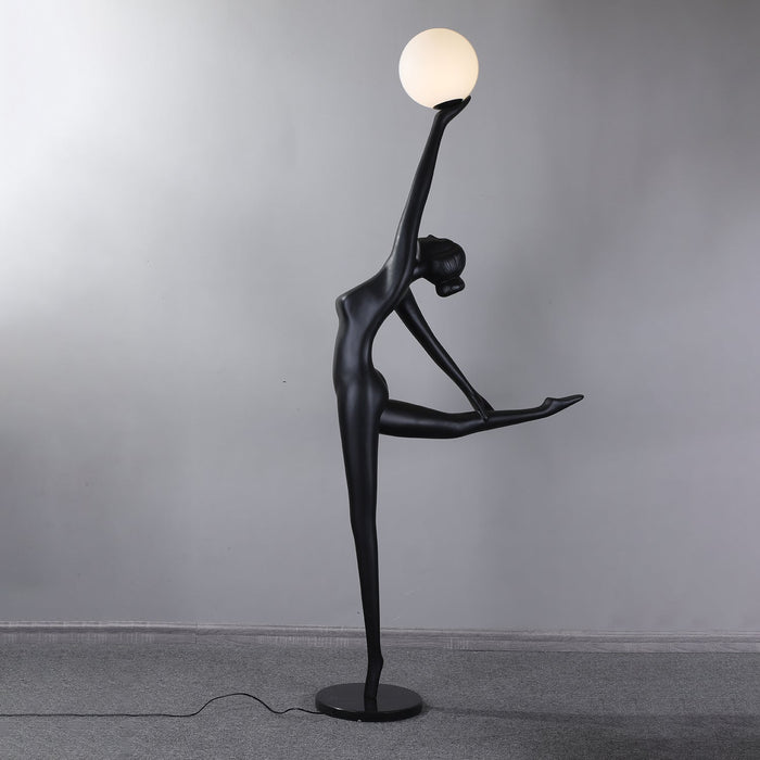 Rhythmic Gymnast Floor Lamp for Elegant Interiors - Simprolos
